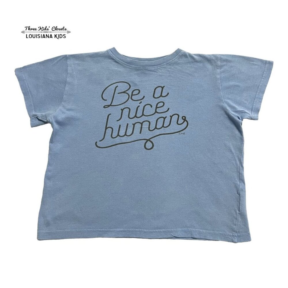 Small Shop Sz 7 Be A Nice Human Shirt